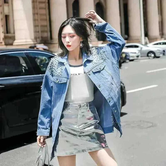 heavyweight denim construction | classic trucker jacket fit | durable cotton blend material | energy saving