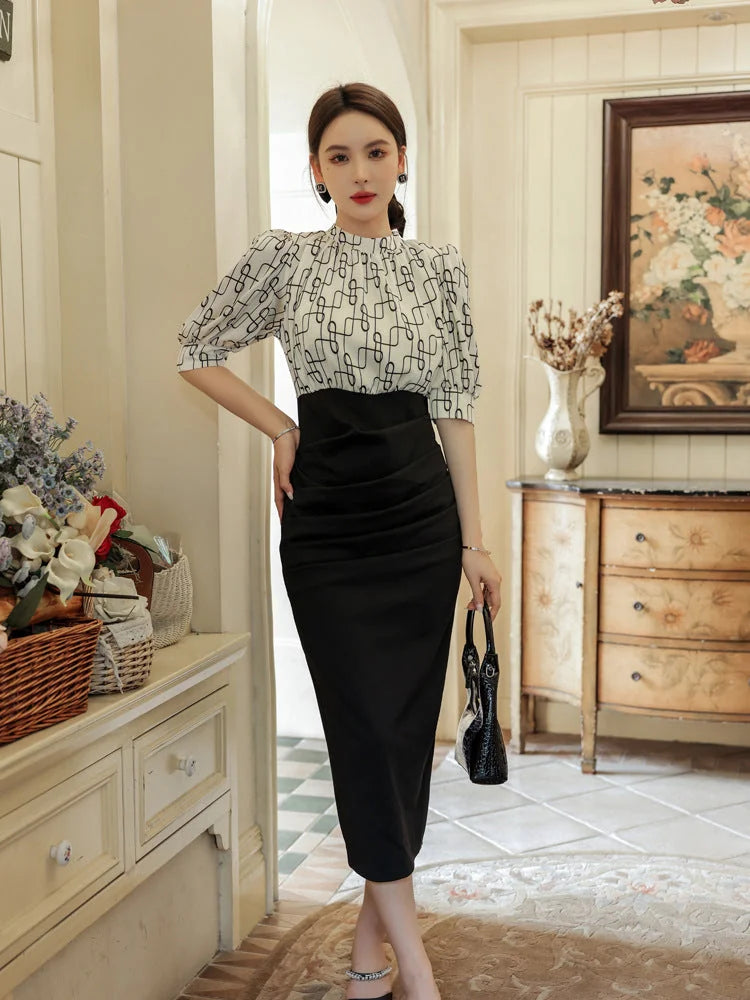 slim fit midi dress | stretchable fabric dress | bodycon party dress | energy saving