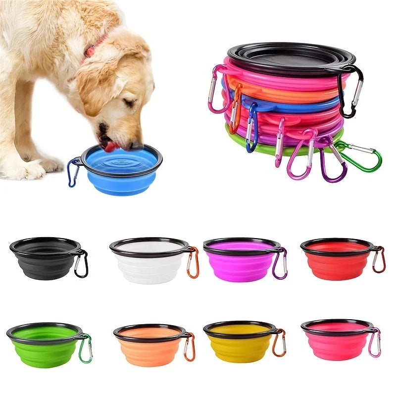 foldable pet bowl | portable dog food dish | tpr material pet bowl | ultrasonic cleaning