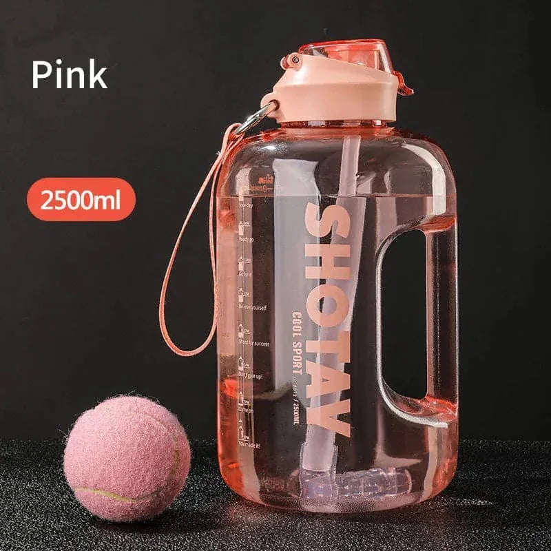 leak-proof flip-top lid | portable gym water bottle | workout hydration for running | energy saving