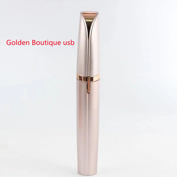 Electric Eyebrow Trimmer - Painless Flawless Brows Hair Remover with LED Light
