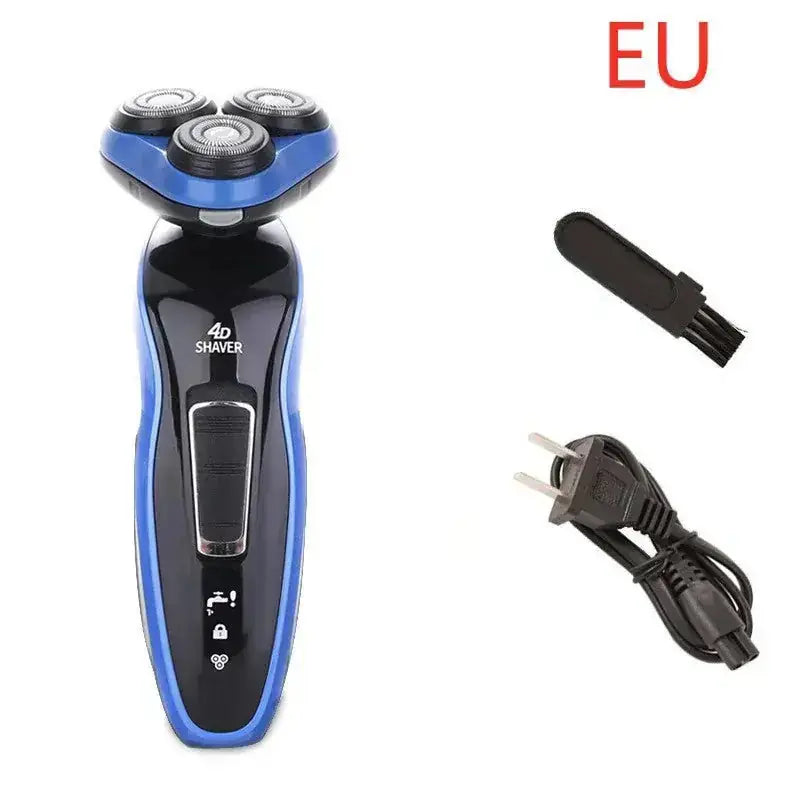 triple blade razor for men | rechargeable beard trimmer | cordless hair clipper | energy saving