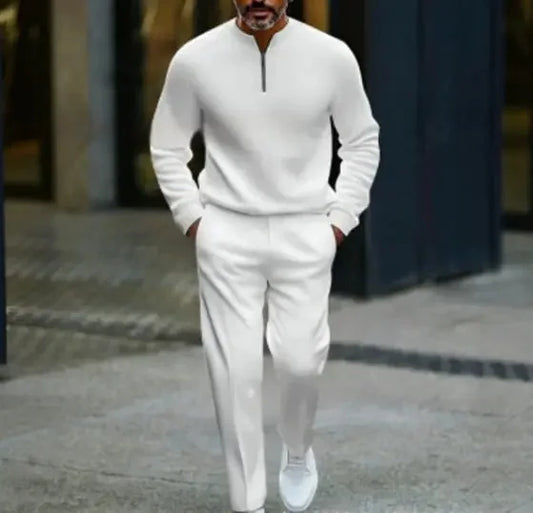 Men's Casual Half Access Control Zipper Set Supports Customization