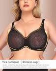 Women's Sexy Ultra-thin See-through Plus Size Underwear Bra 