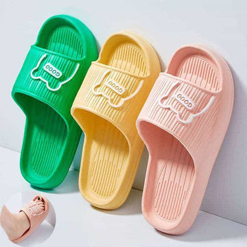 Cartoon Bear Shoes EVA Slippers Bathroom House Shoes 