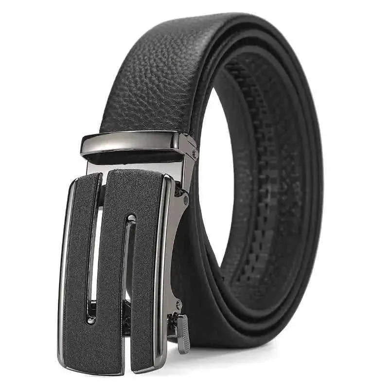 Genuine Leather Automatic Pure Leather Belt Boys Style 10 - available style options