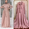 long sleeve maxi dress | breathable cotton hijab dress | plus size modest fashion | ultrasonic cleaning