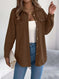 European And American Corduroy Striped Mid-length Coat Shirt Meifu Market