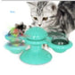 Cat Rotating Windmill Multi-Function Toys Itch Scratching Device Teeth Shining Toy Meifu Market