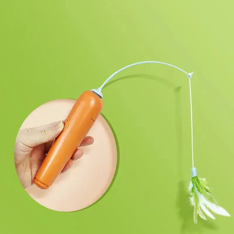 2 In 1 Pet Cat Toy With Feather For Self-play Cat Turntable Pets Supplies Cat Toy Toys Cats Items Products Meifu Market