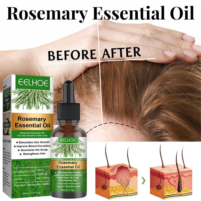 rosemary hair oil for hair growth | anti-breakage hair treatment | nourishing scalp oil | ultrasonic cleaning