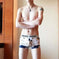 Men's Ice Silk Boxer Briefs Summer Breathable Printed Underwear Meifu Market