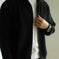 half-zip hoodie for men | premium cotton blend fabric | lightweight fleece lining | ultrasonic cleaning