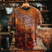 3D Digital Print Fashion Streetwear Short-Sleeve T-Shirt - close-up