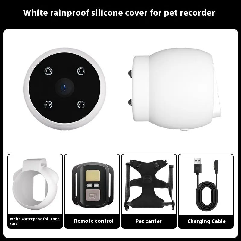 Pets Recorder Pet Tracker Collar Dogs And Cats Viewing Angle Motion Recording Camera Action Camera With Video Records Cat Collars Camera Sport Pet Products Meifu Market
