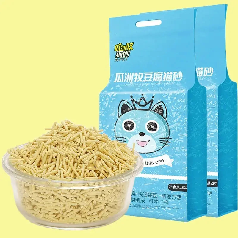 Original Green Tea Tofu Cat Litter Absorbent Group Deodorant Meifu Market