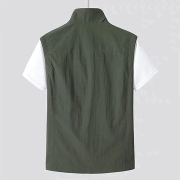Breathable Multi-pocket Outdoor Casual Vest Jacket