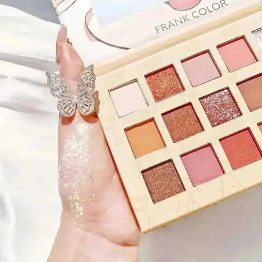 color eyeshadow palette | cruelty-free vegan makeup | long-lasting pigmented eyeshadow | ultrasonic cleaning