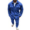 Men's Suede Solid Color Single-breasted Tooling Cardigan Two-piece Set Meifu Market