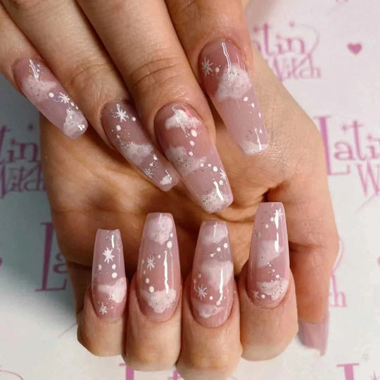 acrylic nail tips | short coffin nails | press on nails | energy saving