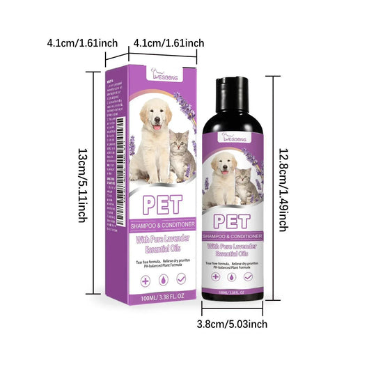 Yegebang Pet Shampoo And Shower Gel Relieves Itchy Skin And Leaves Hair Smooth And Untangled Meifu Market