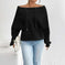 Women's Loose Casual Drawstring Off-the-shoulder Off-shoulder Top Meifu Market