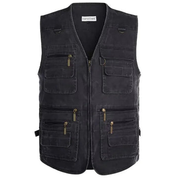 large size fishing vest | multiple pocket vest | waterproof outdoor vest | ultrasonic cleaning