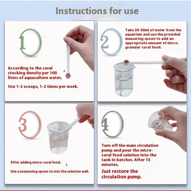 Ornamental Fish Coral Feed Micro Particles Are Easy To Absorb Meifu Market