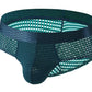 Men's Large Mesh Low Waist Wide Belt Briefs Meifu Market