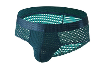Men's Large Mesh Low Waist Wide Belt Briefs Meifu Market