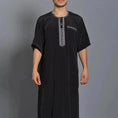 lightweight cotton thobe | breathable prayer robe | long sleeve arabic robe | ultrasonic cleaning
