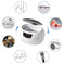 stainless steel tank construction | 600ml capacity ultrasonic cleaner | jewelry and glasses cleaner | ultrasonic cleaning