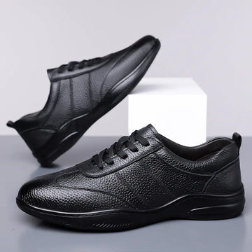Casual Business Shoes Korean Style Punching Hollow Trendy Men's Shoes