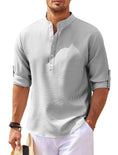 long sleeve casual shirt | cotton blend fabric | business casual wear | energy saving