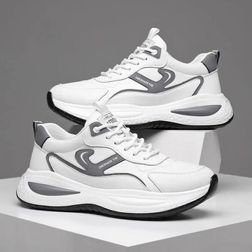 Leather Casual White Shoes Men's Outdoor Mountaineering Meifu Market