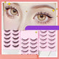 anime false eyelashes | cosplay lashes set | natural wispy eyelashes | energy saving