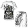 3D Printed Men's T-shirt Sports Suit - view 11 (material: polyester | pattern: solid, check | style: casual, retro |...