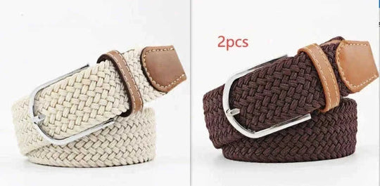 stretch canvas belt for women | adjustable waistband pants | casual student trousers | ultrasonic cleaning