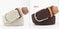 stretch canvas belt for women | adjustable waistband pants | casual student trousers | ultrasonic cleaning