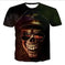 d printed skull t-shirt | premium cotton blend fabric | oversized graphic tee | ultrasonic cleaning