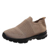 Knit Sock Shoes Women Comfortable Breathable Flats Shoes Walking Running Sneakers Meifu Market