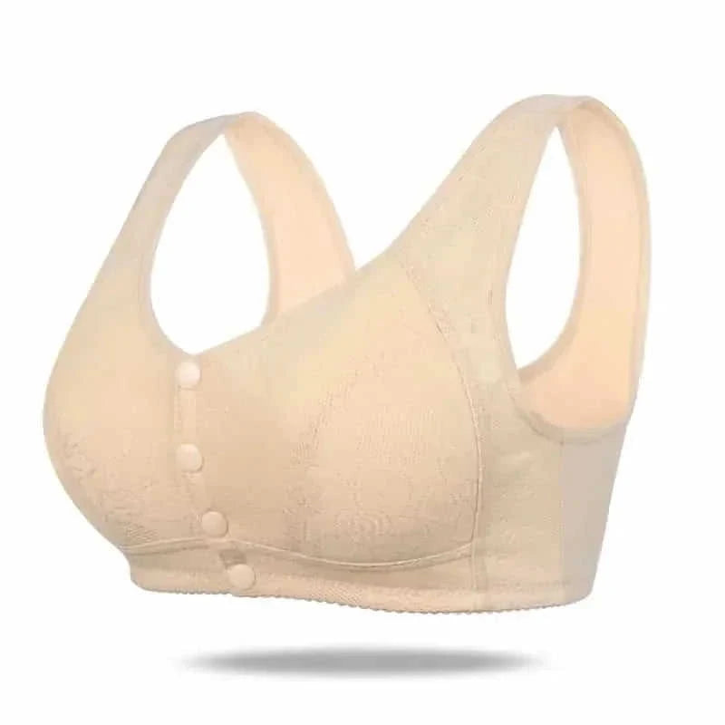 plus size cotton bra | front closure bra | soft cotton underwear | energy saving