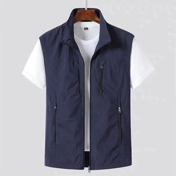 Breathable Multi-pocket Outdoor Casual Vest Jacket