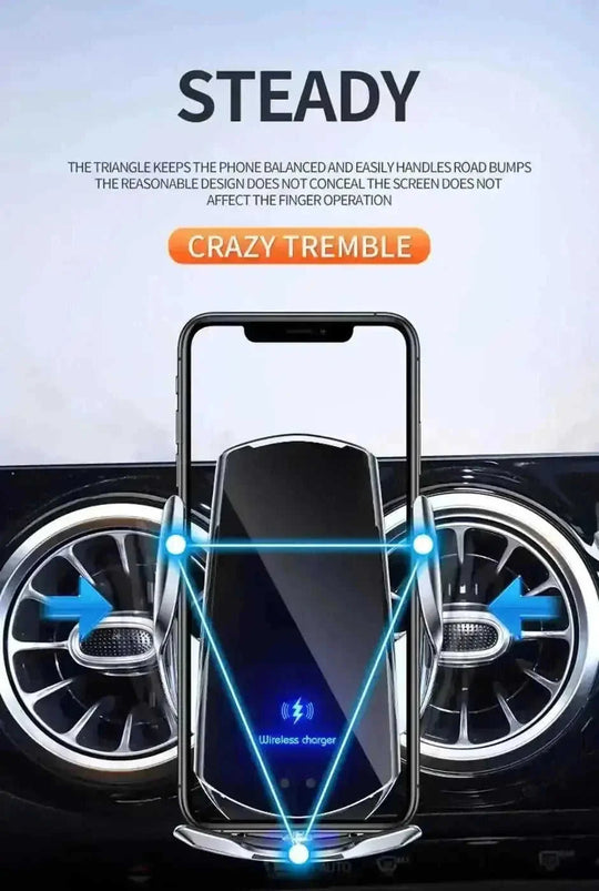 30W Wireless Car Charger - Magnetic Mount Phone Holder for iPhone & Samsung - view 18