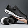 Men's Lightweight Casual Shoes - Soft Shock-Absorbing Sneakers Low Top All-Match White - size and dimension reference