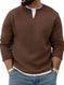 Mens FallWinter Two-Piece Crew-Neck Long-Sleeve Top M - available style options