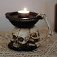 ceramic ghost candle holder | desktop storage tray | halloween home decor | energy saving