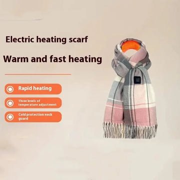 Cold Protection In Winter Warm Electric Heating Scarf Bib Shawl