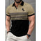 Men's 3D-Printed Short-Sleeve Polo Shirt - Bold Graphic Button-Up Top - Meifu Market