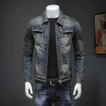 Men's Denim Jacket Plus Size Denim Jacket